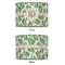 Tropical Leaves 12" Drum Lampshade - APPROVAL (Fabric)