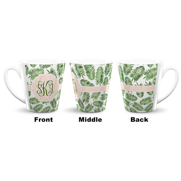 Tropical Leaves 12 Oz Latte Mug - Approval