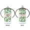 Tropical Leaves 12 oz Stainless Steel Sippy Cups - APPROVAL