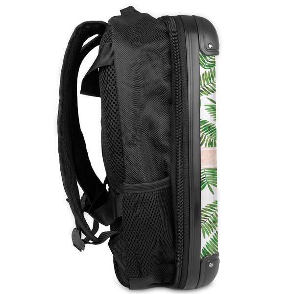 Tropical Leaves 13" Hard Shell Backpacks - Side View