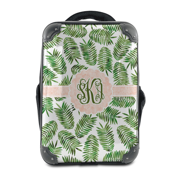 Custom Tropical Leaves 15" Hard Shell Backpack (Personalized)
