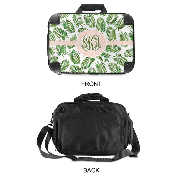 Tropical Leaves 15" Hard Shell Briefcase - APPROVAL