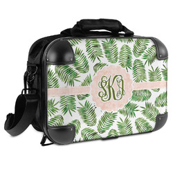 Tropical Leaves Hard Shell Briefcase - 15" (Personalized)
