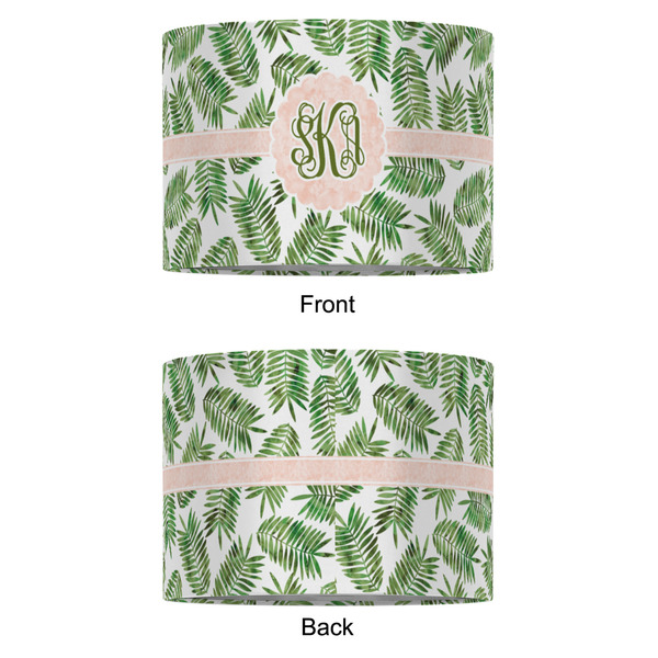 Tropical Leaves 16" Drum Lampshade - APPROVAL (Fabric)