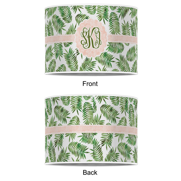Tropical Leaves 16" Drum Lampshade - APPROVAL (Poly Film)