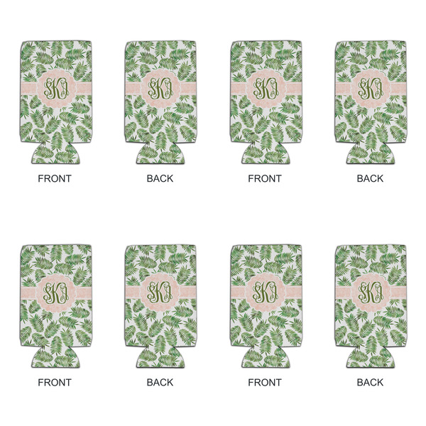 Tropical Leaves 16oz Can Sleeve - Set of 4 - APPROVAL