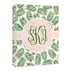 Tropical Leaves Canvas Print - 16x20 (Personalized)