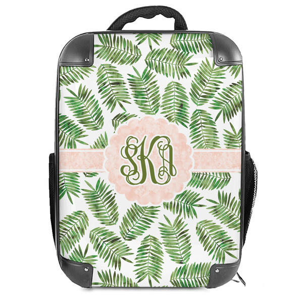 Custom Tropical Leaves Hard Shell Backpack (Personalized)