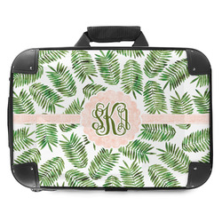 Tropical Leaves Hard Shell Briefcase - 18" (Personalized)