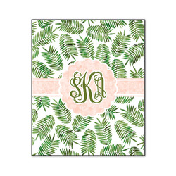 Tropical Leaves Wood Print - 20x24 (Personalized)