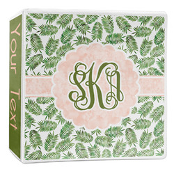 Tropical Leaves 3-Ring Binder - 2 inch (Personalized)