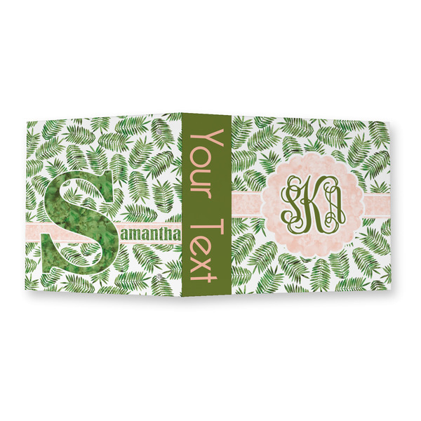 Tropical Leaves 3 Ring Binders - Full Wrap - 2" - OPEN OUTSIDE