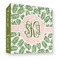 Tropical Leaves 3 Ring Binders - Full Wrap - 3" - FRONT