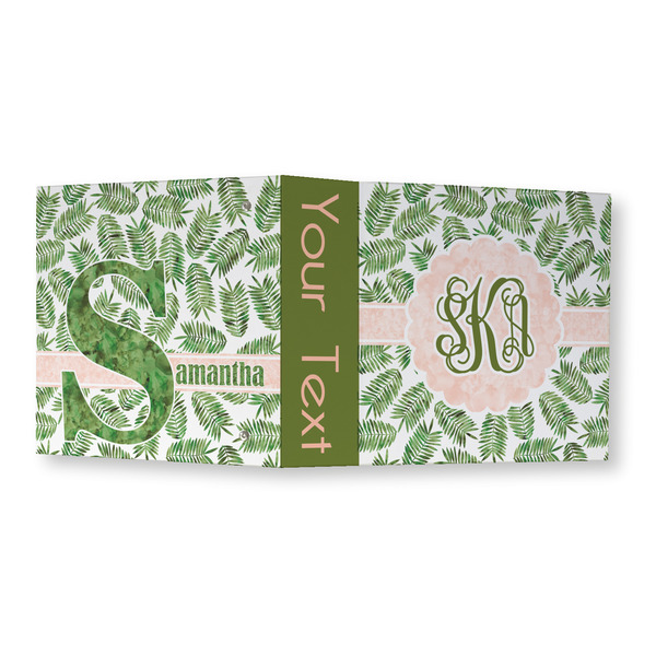 Tropical Leaves 3 Ring Binders - Full Wrap - 3" - OPEN OUTSIDE