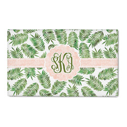 Tropical Leaves 3' x 5' Indoor Area Rug (Personalized)