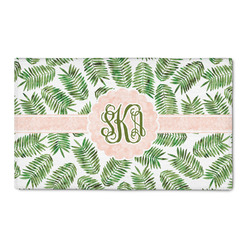 Tropical Leaves 3' x 5' Patio Rug (Personalized)