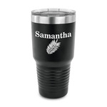 Tropical Leaves 30 oz Stainless Steel Tumbler (Personalized)