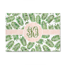 Tropical Leaves 4' x 6' Patio Rug (Personalized)