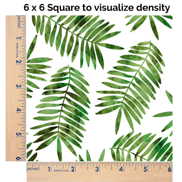 Tropical Leaves 6x6 Swatch of Fabric