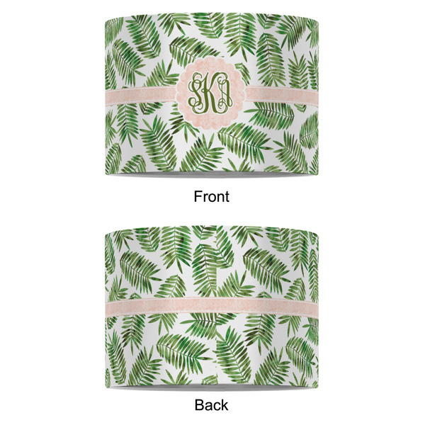 Tropical Leaves 8" Drum Lampshade - APPROVAL (Fabric)