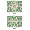 Tropical Leaves 8" Drum Lampshade - APPROVAL (Fabric)