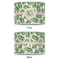 Tropical Leaves 8" Drum Lampshade - APPROVAL (Poly Film)