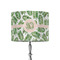 Tropical Leaves 8" Drum Lamp Shade - Fabric (Personalized)