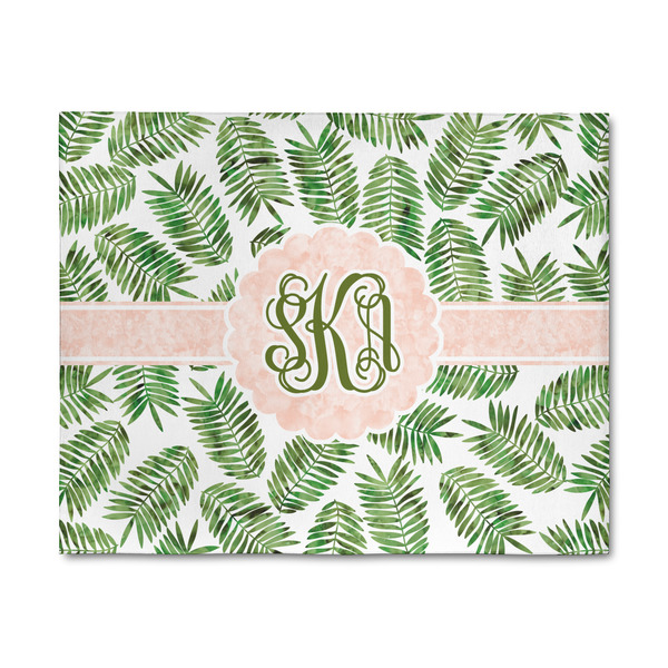 Custom Tropical Leaves 8' x 10' Indoor Area Rug (Personalized)