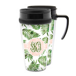 Tropical Leaves Acrylic Travel Mug (Personalized)