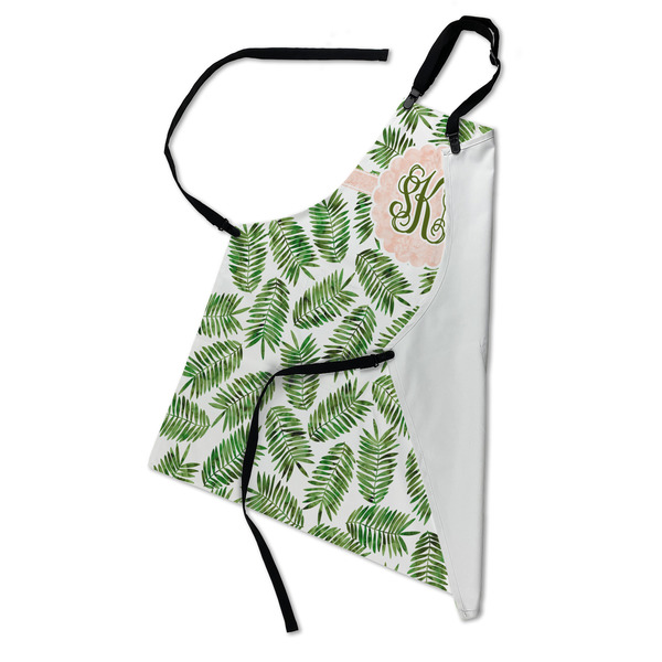 Tropical Leaves Apron - Folded