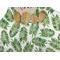 Tropical Leaves Apron - Pocket Detail with Props