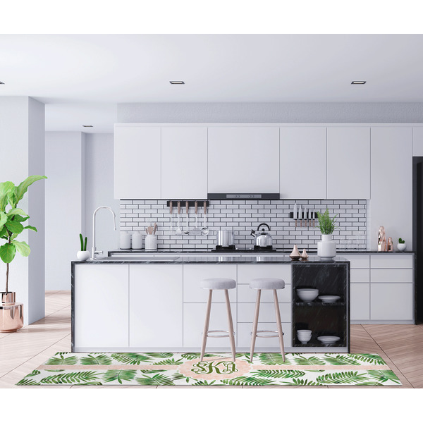 Tropical Leaves Area Rug Sizes