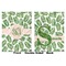 Tropical Leaves Baby Blanket (Double Sided - Printed Front and Back)