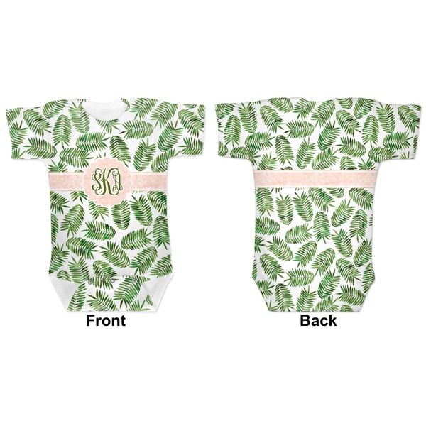 Tropical Leaves Baby Bodysuit Approval