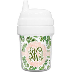 Tropical Leaves Baby Sippy Cup (Personalized)