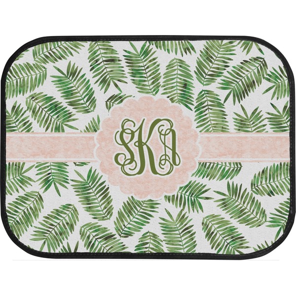 Tropical Leaves Back Seat Car Mat
