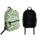 Tropical Leaves Backpack front and back - Apvl
