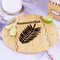 Tropical Leaves Bamboo Cutting Board - In Context