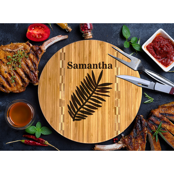 Tropical Leaves Bamboo Cutting Boards - LIFESTYLE