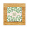 Tropical Leaves Bamboo Trivet with Ceramic Tile Insert (Personalized)