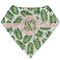 Tropical Leaves Bandana Bib (Personalized)