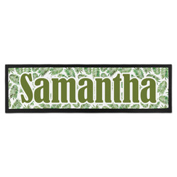 Tropical Leaves Bar Mat (Personalized)