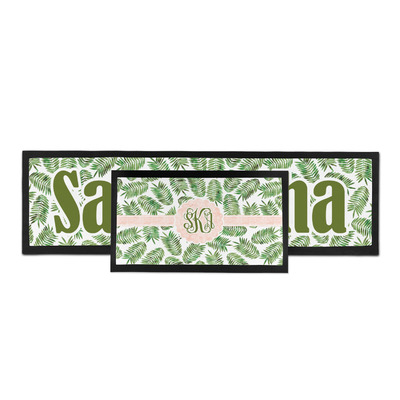 Tropical Leaves Bar Mat (Personalized)