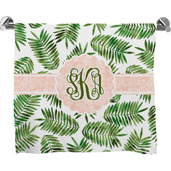 Tropical Leaves Bath Towel (Personalized)
