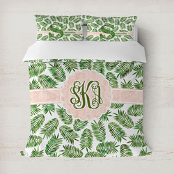Tropical Leaves Duvet Cover (Personalized)
