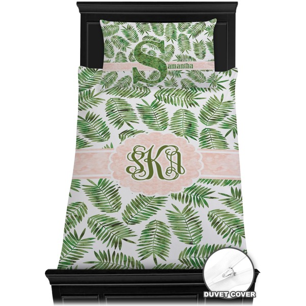 Tropical Leaves Bedding Set (Twin) - Duvet