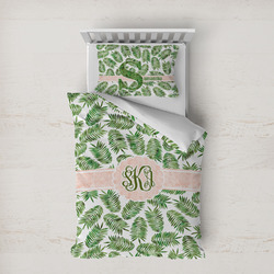 Tropical Leaves Duvet Cover Set - Twin XL (Personalized)