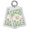Tropical Leaves Bling Keychain - MAIN