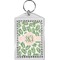 Tropical Leaves Bling Keychain (Personalized)