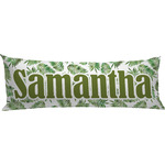 Tropical Leaves Body Pillow Case (Personalized)